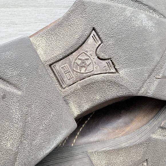 Ariat Boots Midtown Rambler Square Toe Chelsea Brown Leather Boot Mens Size 8.5D main image 5